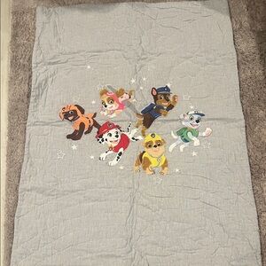 Pottery Barn Kids Gray Paw Patrol Quilt